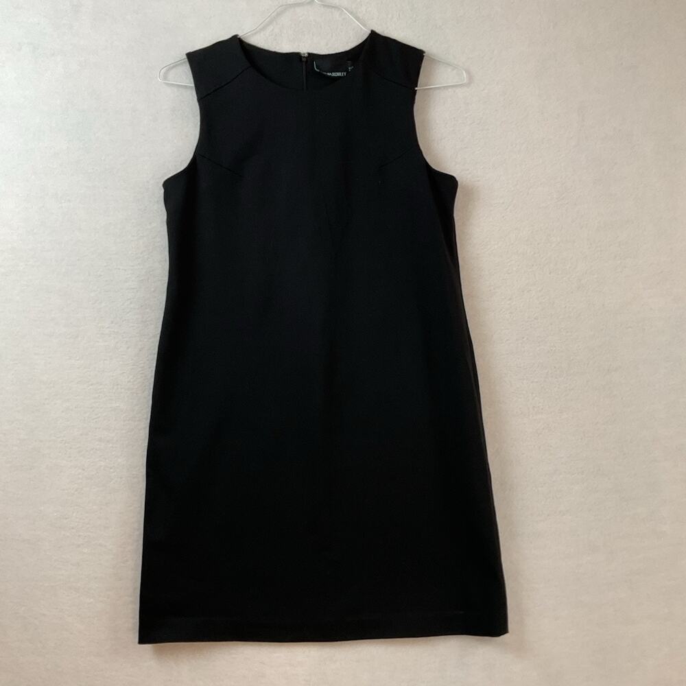 Cynthia Rowley Black Dress Womens Size‎ 6 Sleeveless Shift Sheath Stretch